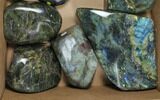 Lot: + Lbs Free-Standing Polished Labradorite - Pieces #91342-1
